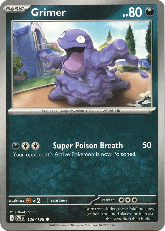 Grimer (126/198) (SV01: Scarlet & Violet Base Set)