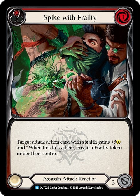 Image for Spike with Frailty (OUT022) (Outsiders) - Flesh and Blood TCG