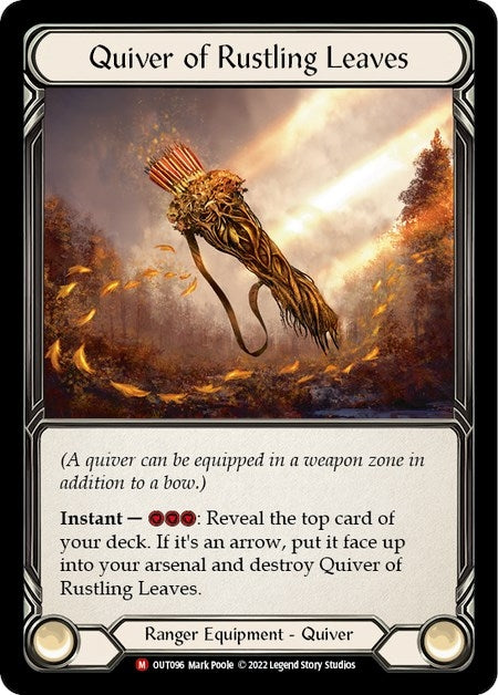 Image for Quiver of Rustling Leaves (OUT096) (Outsiders) - Flesh and Blood TCG