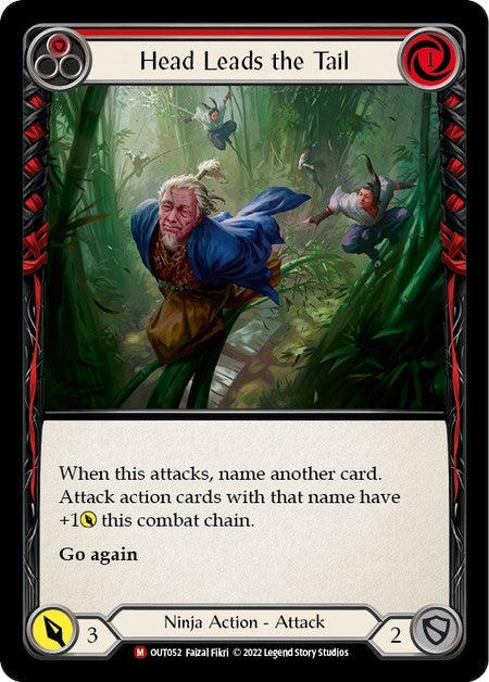 Image for Head Leads the Tail (OUT052) (Outsiders) - Flesh and Blood TCG