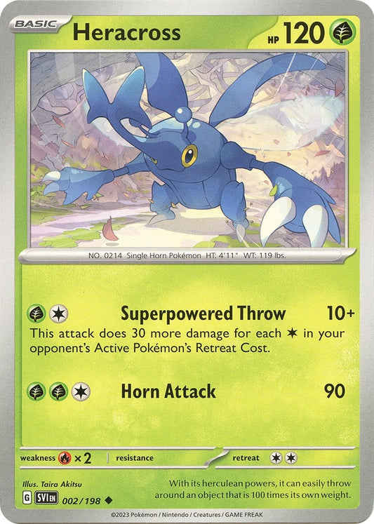 Heracross (002/198) (SV01: Scarlet & Violet Base Set)
