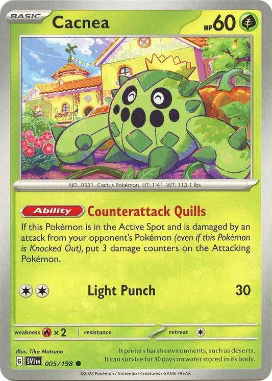 Cacnea (005/198) (SV01: Scarlet & Violet Base Set)