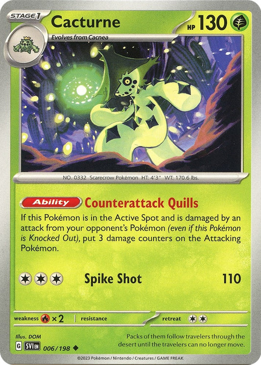 Cacturne (006/198) (SV01: Scarlet & Violet Base Set)