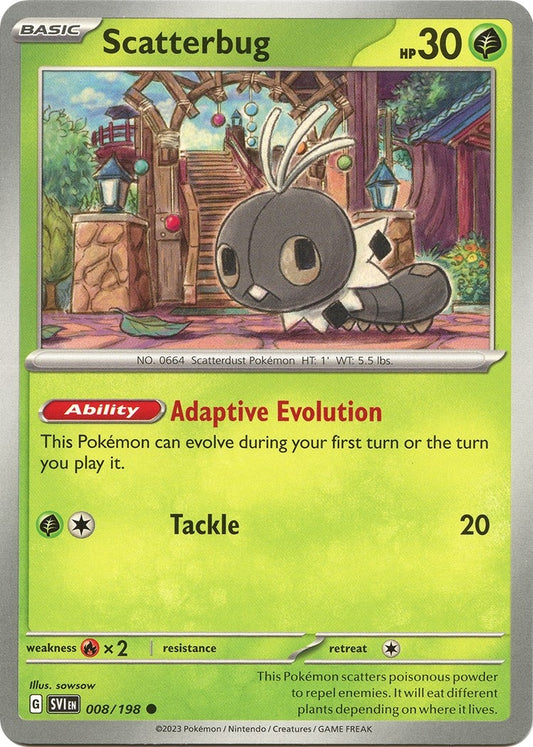 Scatterbug (008/198) (SV01: Scarlet & Violet Base Set)