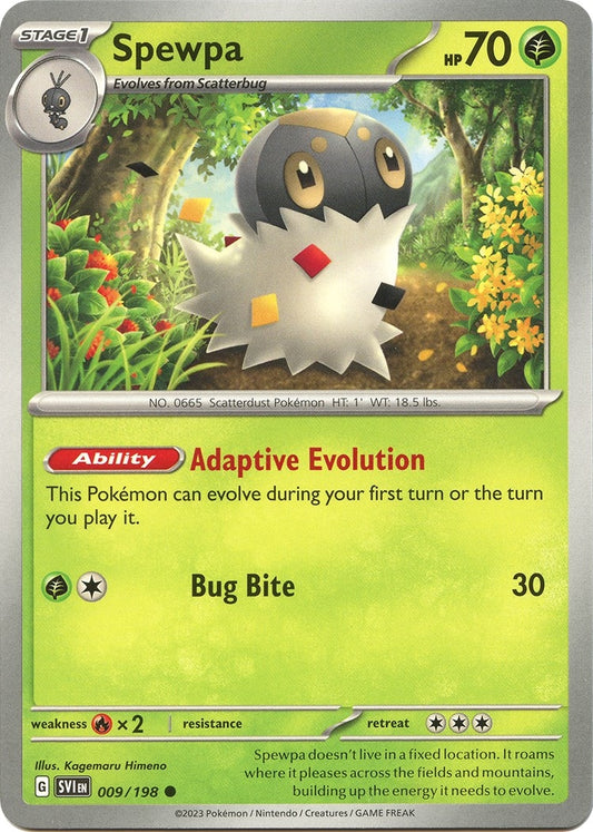 Spewpa (009/198) (SV01: Scarlet & Violet Base Set)