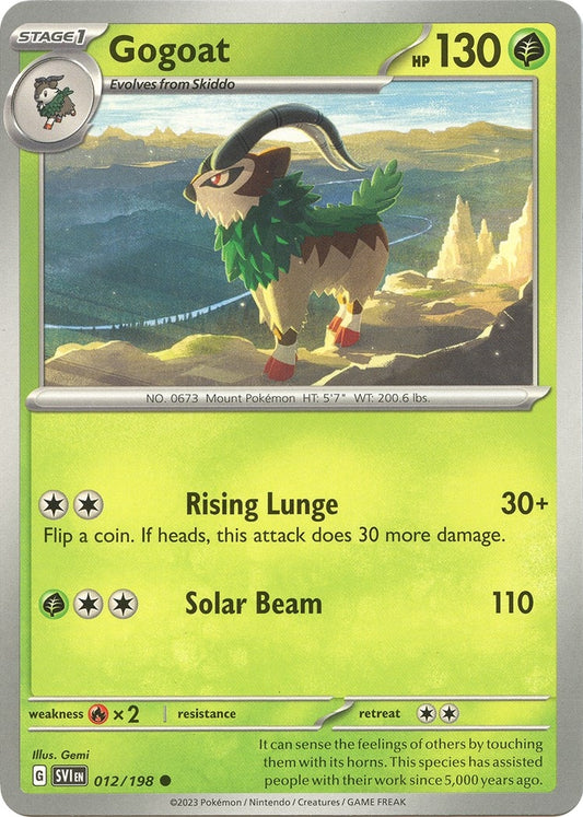 Gogoat (012/198) (SV01: Scarlet & Violet Base Set)