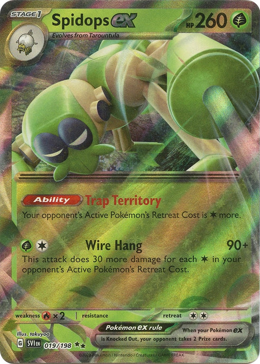 Spidops ex (019/198) (SV01: Scarlet & Violet Base Set)