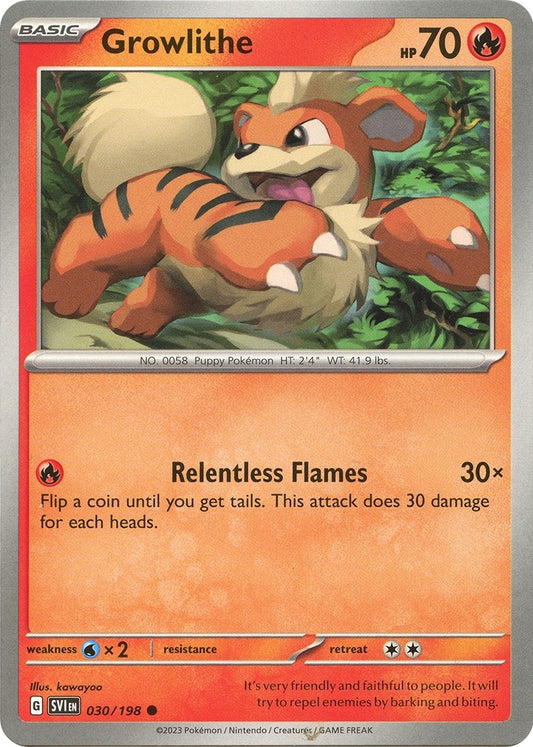 Growlithe (030/198) (SV01: Scarlet & Violet Base Set)