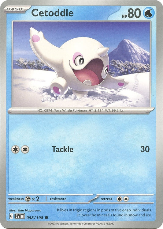 Image for Cetoddle (058/198) (SV01: Scarlet & Violet Base Set) - Pokemon
