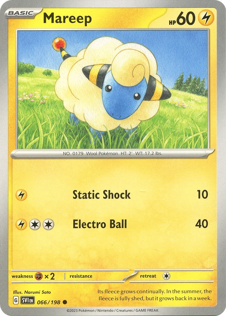 Mareep (066/198) (SV01: Scarlet & Violet Base Set)