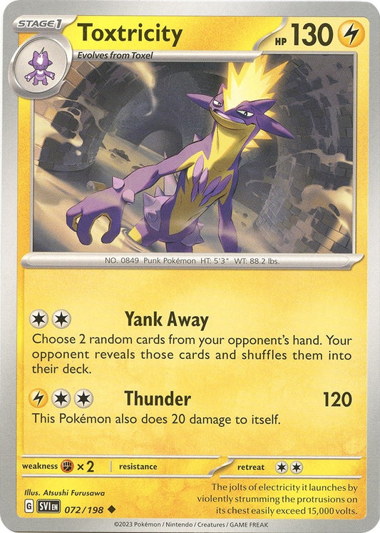Toxtricity (072/198) (SV01: Scarlet & Violet Base Set)