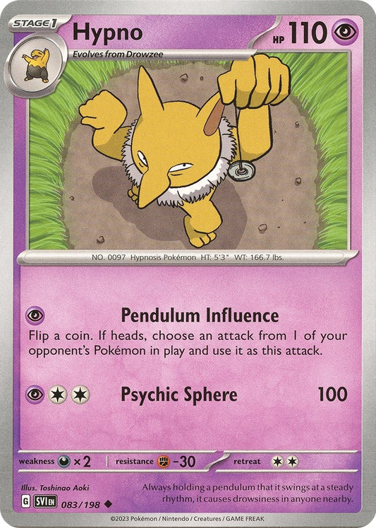 Hypno (083/198) (SV01: Scarlet & Violet Base Set)
