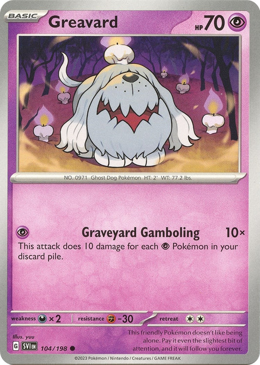 Greavard (104/198) (SV01: Scarlet & Violet Base Set)
