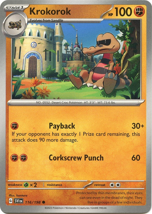 Krokorok (116/198) (SV01: Scarlet & Violet Base Set)