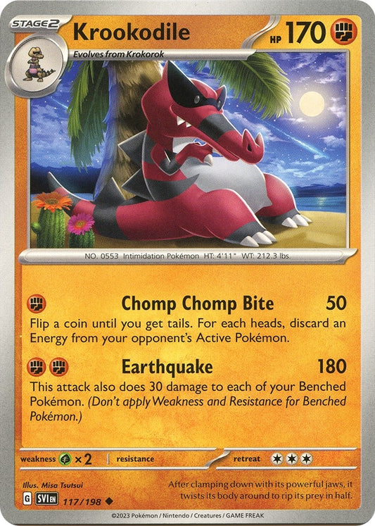 Krookodile (117/198) (SV01: Scarlet & Violet Base Set)