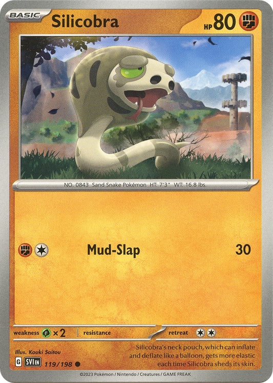 Silicobra (119/198) (SV01: Scarlet & Violet Base Set)
