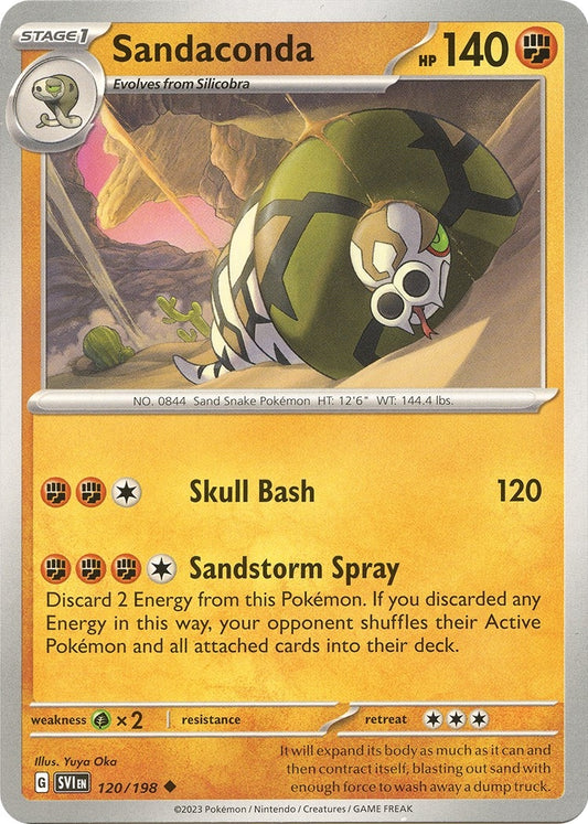 Sandaconda (120/198) (SV01: Scarlet & Violet Base Set)