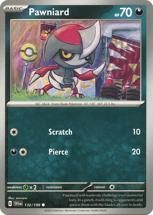 Pawniard (132/198) (SV01: Scarlet & Violet Base Set)