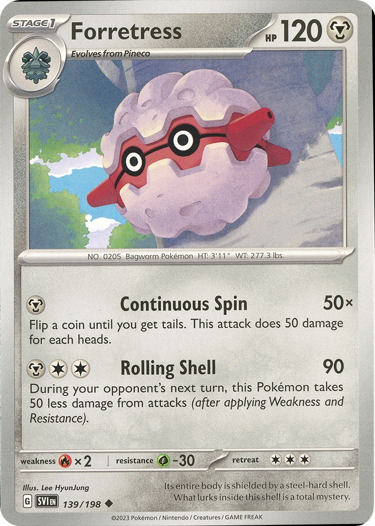 Forretress (139/198) (SV01: Scarlet & Violet Base Set)