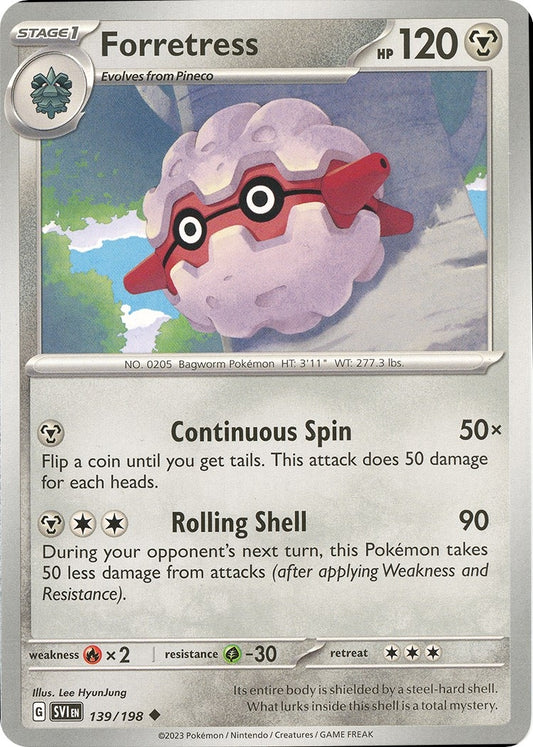 Forretress (139/198) (SV01: Scarlet & Violet Base Set)