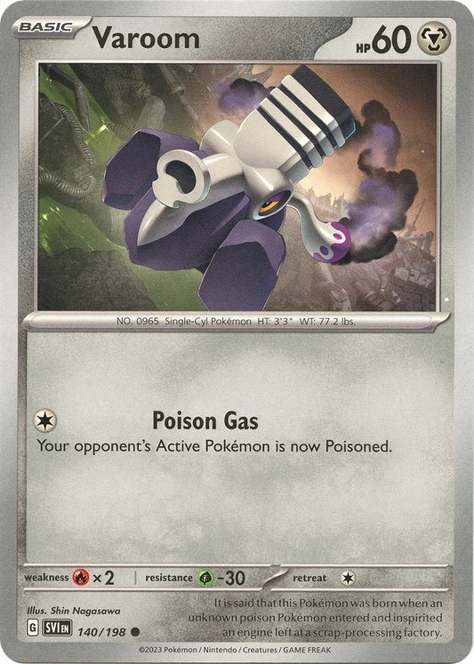 Varoom (140/198) (SV01: Scarlet & Violet Base Set)