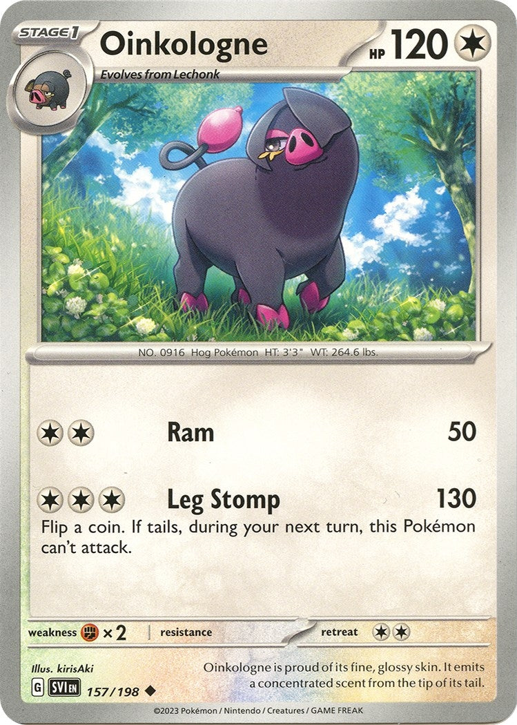 Image for Oinkologne (157/198) (SV01: Scarlet & Violet Base Set) - Pokemon