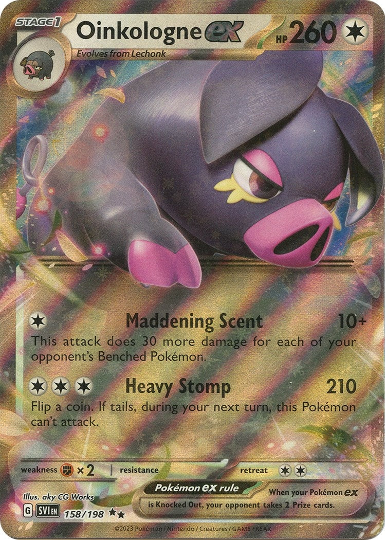 Oinkologne ex (158/198) (SV01: Scarlet & Violet Base Set)