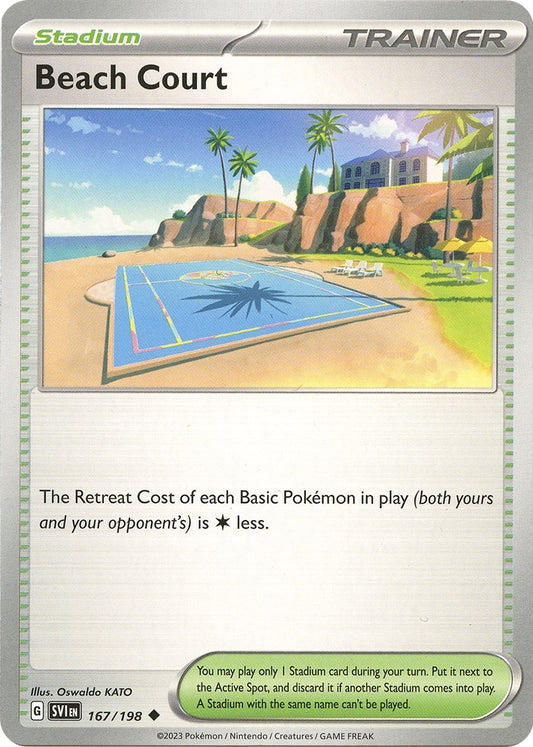 Beach Court (167/198) (SV01: Scarlet & Violet Base Set)