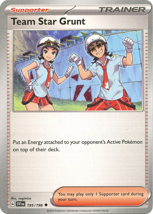 Team Star Grunt (195/198) (SV01: Scarlet & Violet Base Set)
