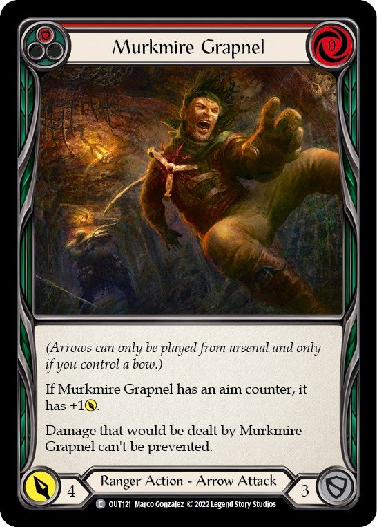 Image for Murkmire Grapnel (Red) (OUT121) (Outsiders) - Flesh and Blood TCG