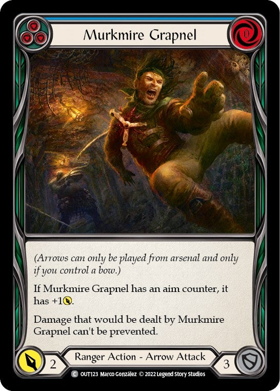 Image for Murkmire Grapnel (Blue) (OUT123) (Outsiders) - Flesh and Blood TCG