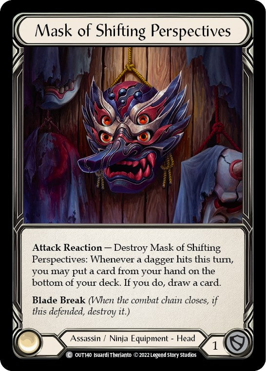 Image for Mask of Shifting Perspectives (OUT140) (Outsiders) - Flesh and Blood TCG