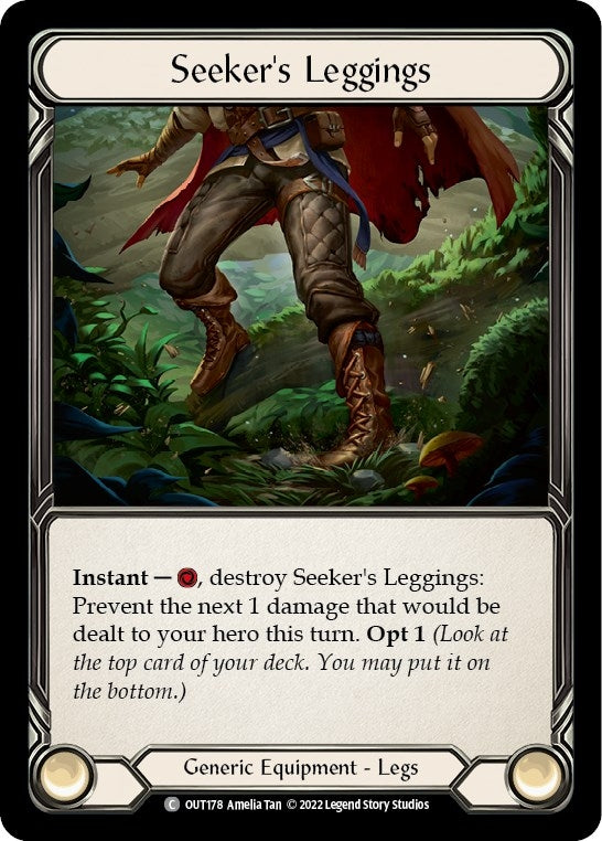 Image for Seeker's Leggings (OUT178) (Outsiders) - Flesh and Blood TCG