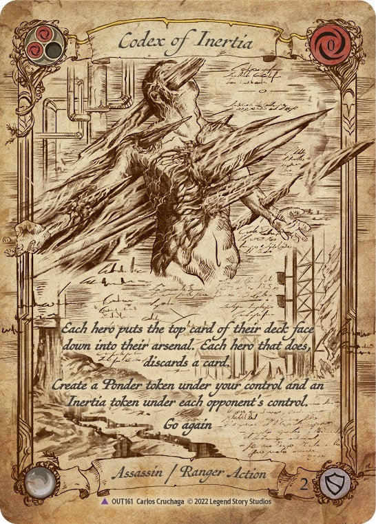 Image for Codex of Inertia (Marvel) (OUT161) (Outsiders) - Flesh and Blood TCG