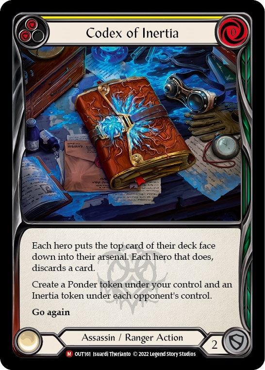 Image for Codex of Inertia (OUT161) (Outsiders) - Flesh and Blood TCG
