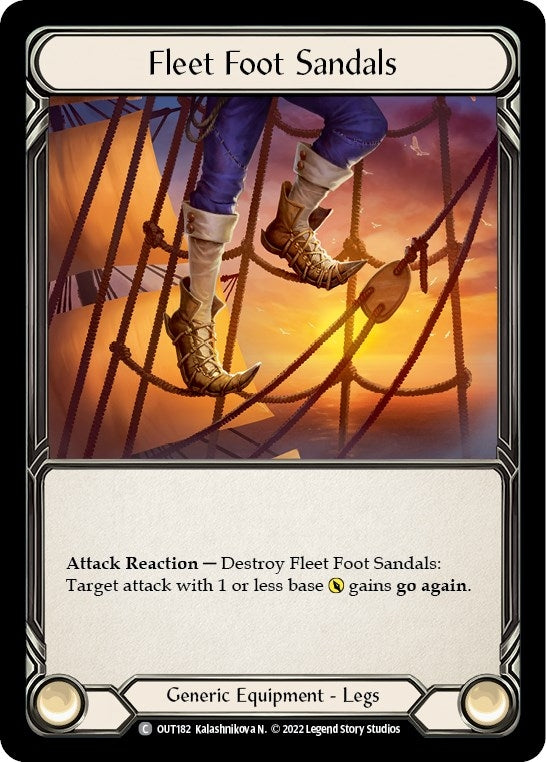 Image for Fleet Foot Sandals (OUT182) (Outsiders) - Flesh and Blood TCG