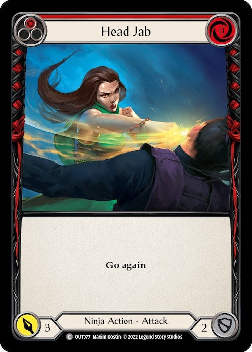 Image for Head Jab (Red) (OUT077) (Outsiders) - Flesh and Blood TCG