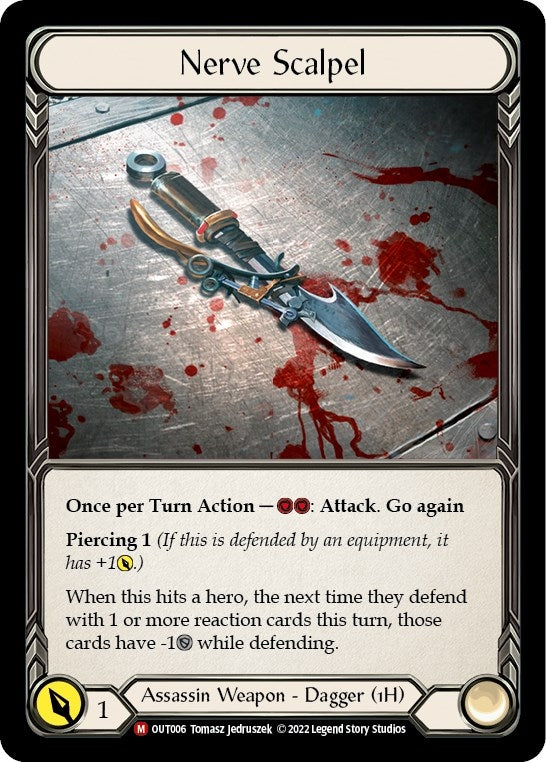 Image for Nerve Scalpel (OUT006) (OUT006) (Outsiders) - Flesh and Blood TCG
