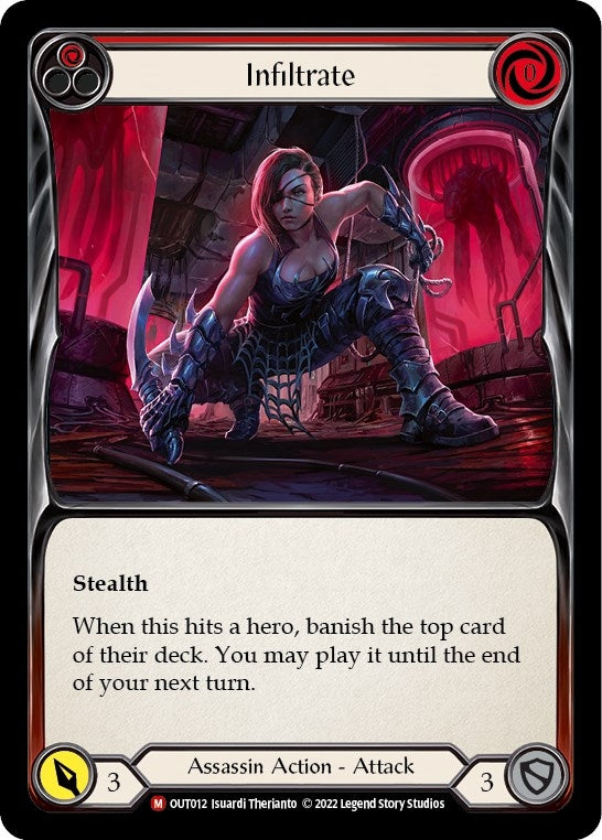 Image for Infiltrate (OUT012) (Outsiders) - Flesh and Blood TCG