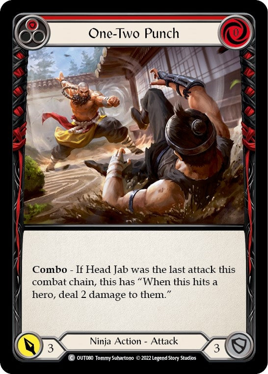 Image for One-Two Punch (Red) (OUT080) (Outsiders) - Flesh and Blood TCG