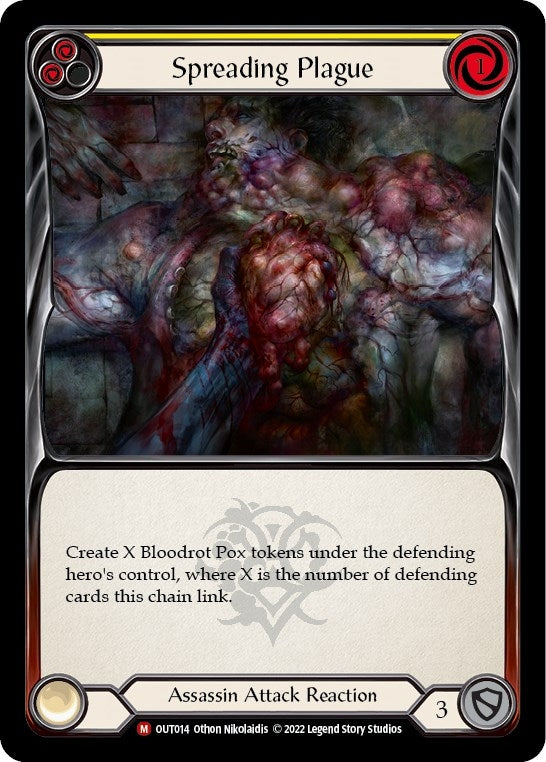 Image for Spreading Plague (OUT014) (Outsiders) - Flesh and Blood TCG