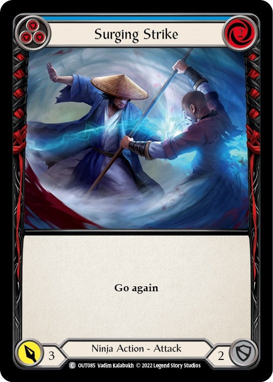 Surging Strike (Blue) (OUT085) (Outsiders)