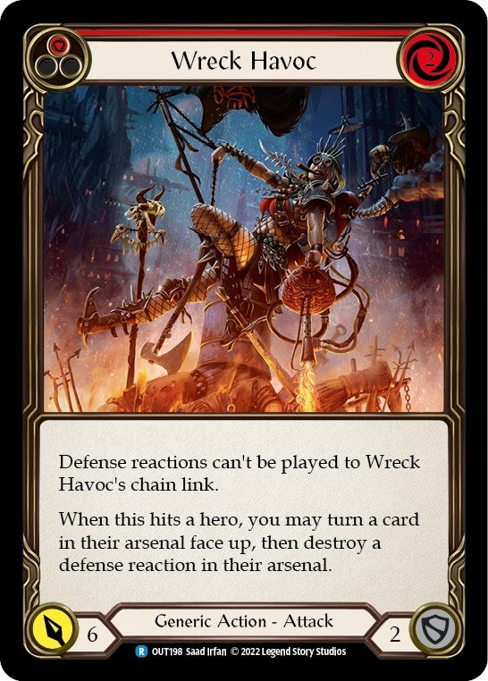 Image for Wreck Havoc (Red) (OUT198) (Outsiders) - Flesh and Blood TCG