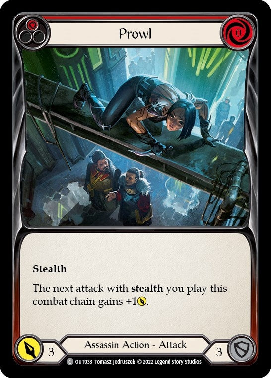 Image for Prowl (Red) (OUT033) (Outsiders) - Flesh and Blood TCG