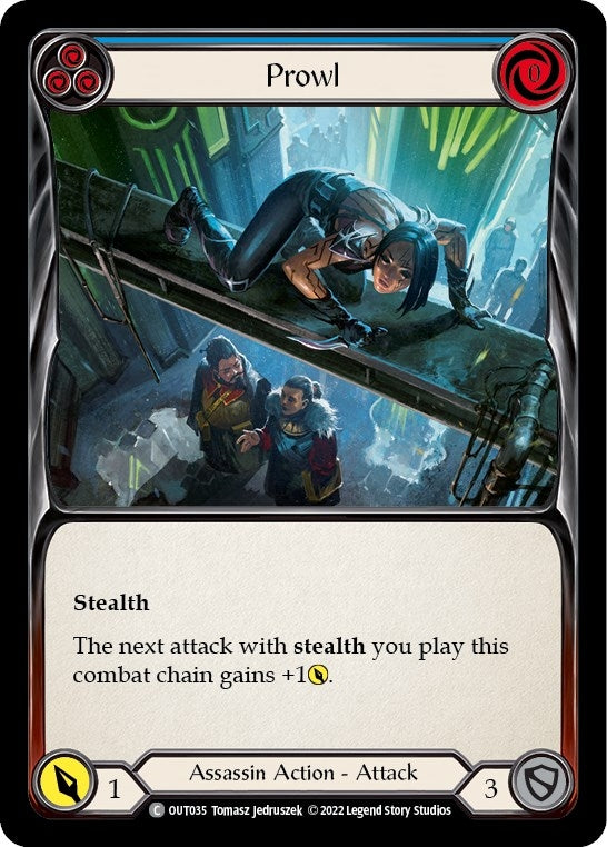 Image for Prowl (Blue) (OUT035) (Outsiders) - Flesh and Blood TCG