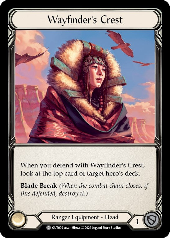 Image for Wayfinder's Crest (OUT099) (Outsiders) - Flesh and Blood TCG