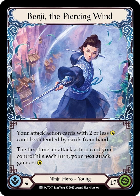 Image for Benji, the Piercing Wind (OUT047) (Outsiders) - Flesh and Blood TCG