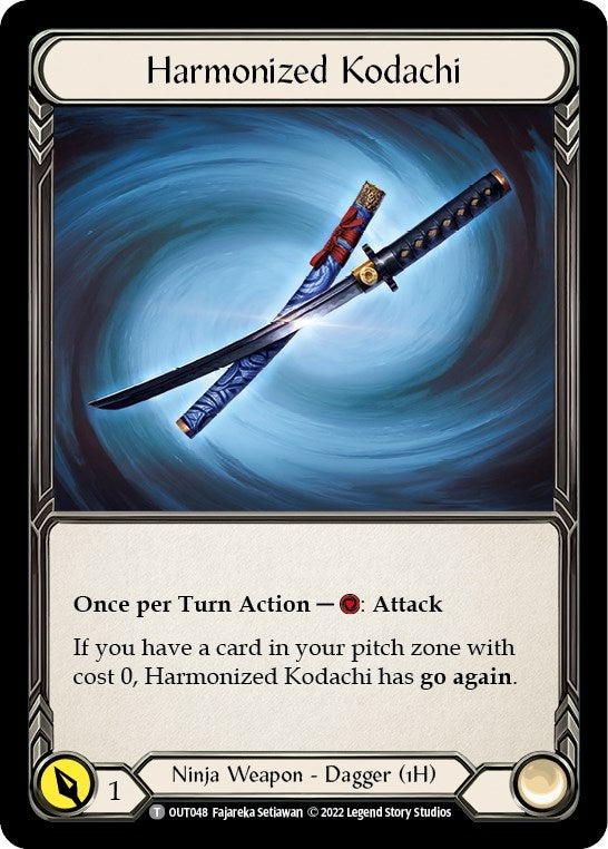 Image for Harmonized Kodachi (OUT048) (Outsiders) - Flesh and Blood TCG