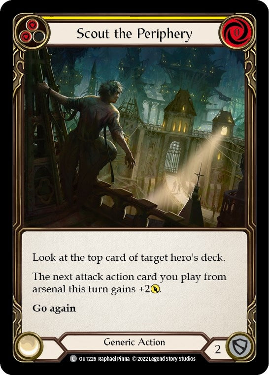 Image for Scout the Periphery (Yellow) (OUT226) (Outsiders) - Flesh and Blood TCG