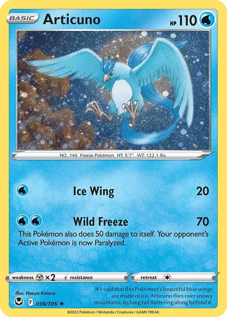 Articuno (Cosmos Holo) (036/195) (Miscellaneous Cards & Products)